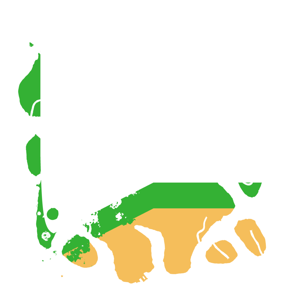 Biome Rust Map: Procedural Map, Size: 3550, Seed: 809415