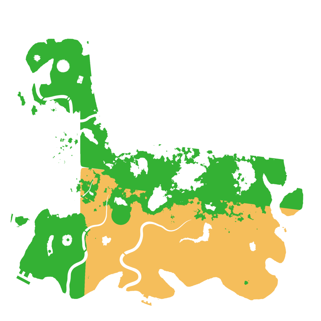 Biome Rust Map: Procedural Map, Size: 4500, Seed: 87132