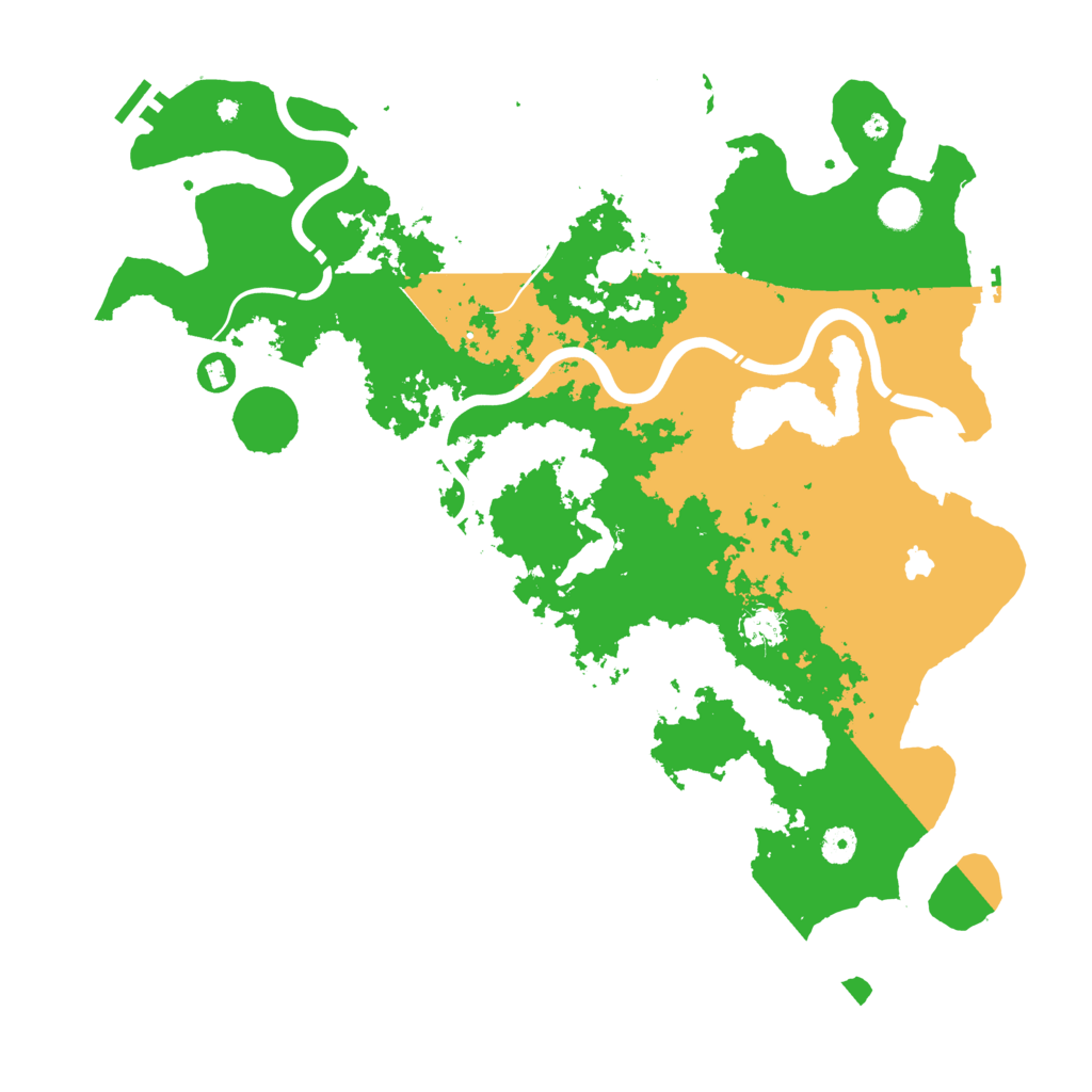 Biome Rust Map: Procedural Map, Size: 4500, Seed: 1864452