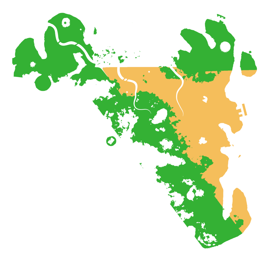 Biome Rust Map: Procedural Map, Size: 4500, Seed: 862655