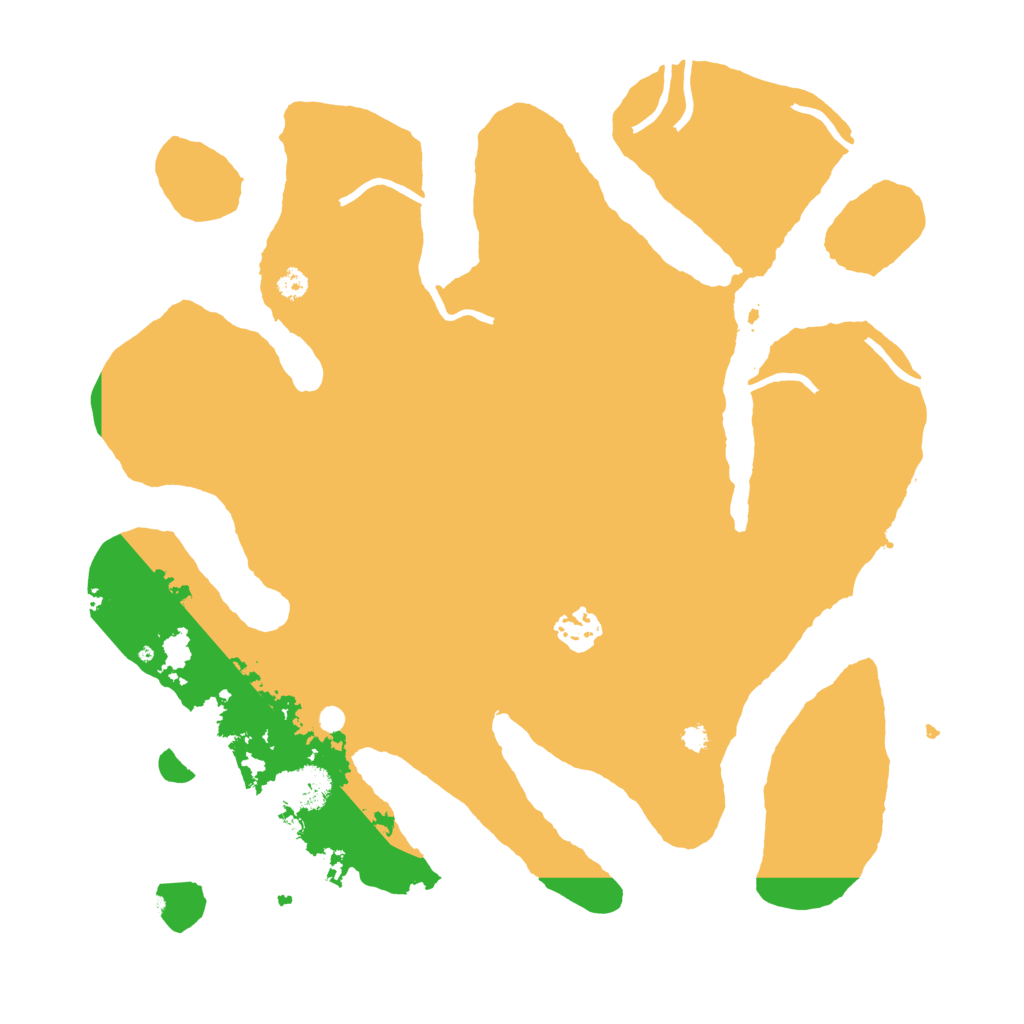 Biome Rust Map: Procedural Map, Size: 3500, Seed: 769530