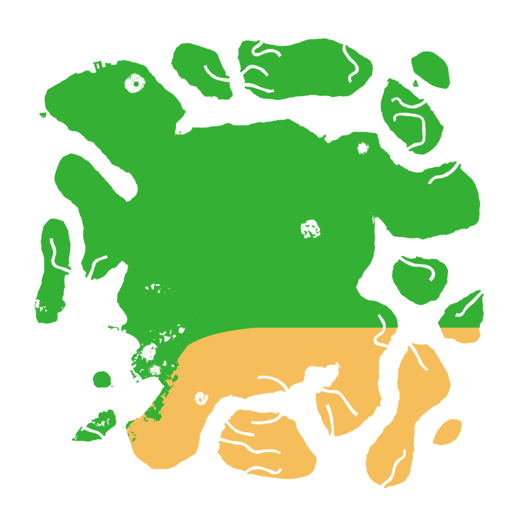 Biome Rust Map: Procedural Map, Size: 4000, Seed: 10442