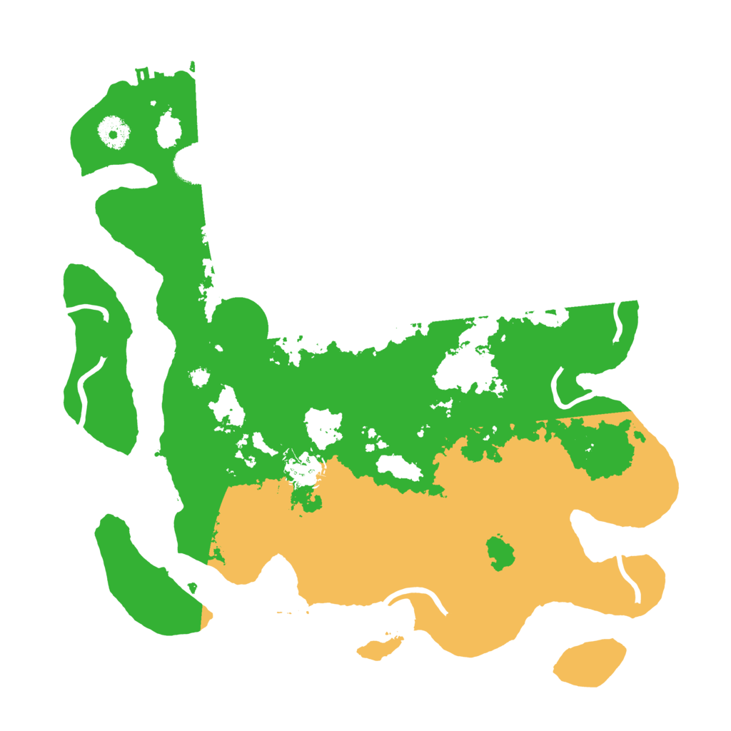 Biome Rust Map: Procedural Map, Size: 3500, Seed: 40186360