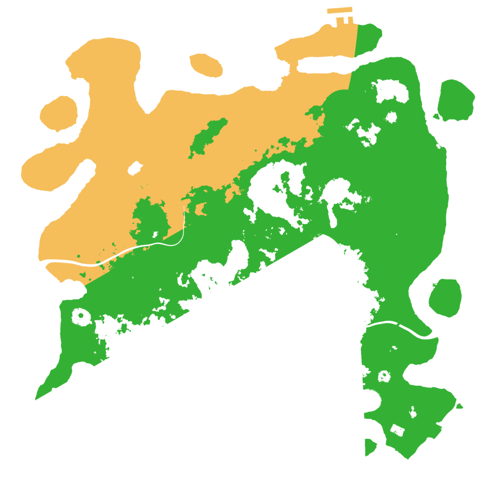 Biome Rust Map: Procedural Map, Size: 4000, Seed: 1267266078