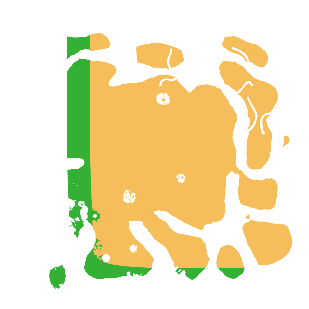 Biome Rust Map: Procedural Map, Size: 3550, Seed: 598493