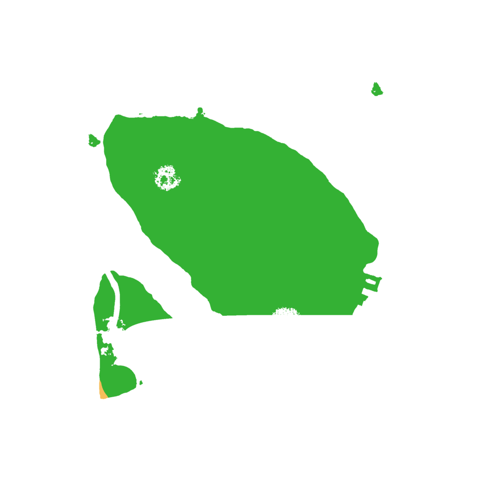 Biome Rust Map: Procedural Map, Size: 2000, Seed: 8821