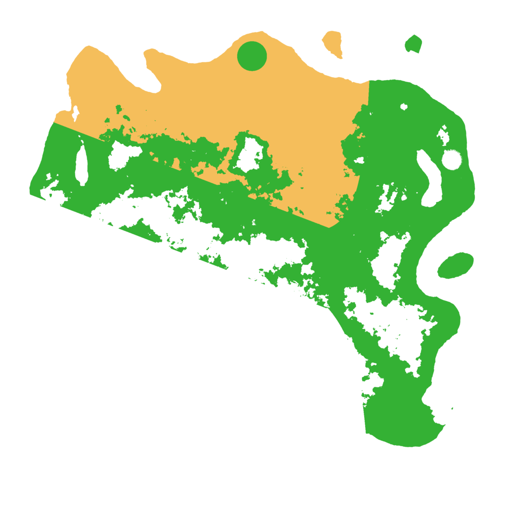 Biome Rust Map: Barren, Size: 4500, Seed: 6456343