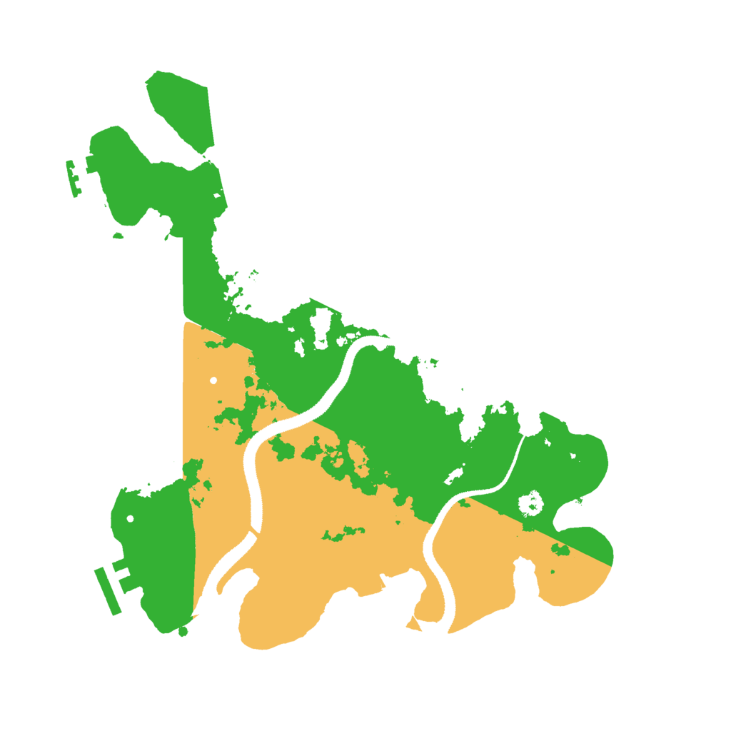 Biome Rust Map: Procedural Map, Size: 3000, Seed: 777