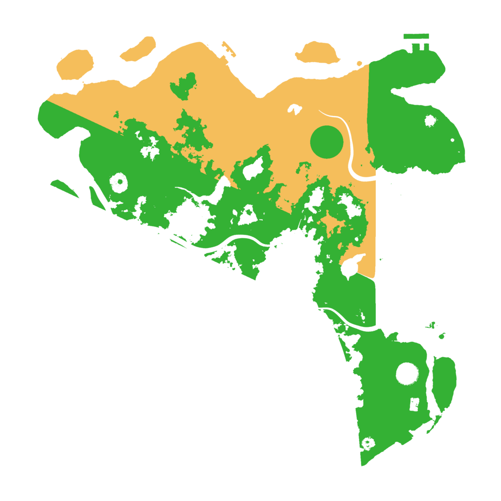Biome Rust Map: Procedural Map, Size: 4000, Seed: 996987