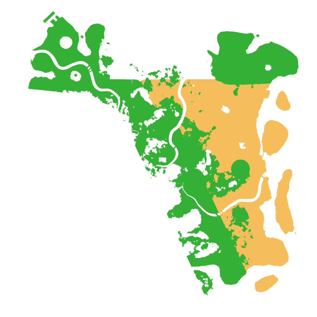 Biome Rust Map: Procedural Map, Size: 4500, Seed: 4813019