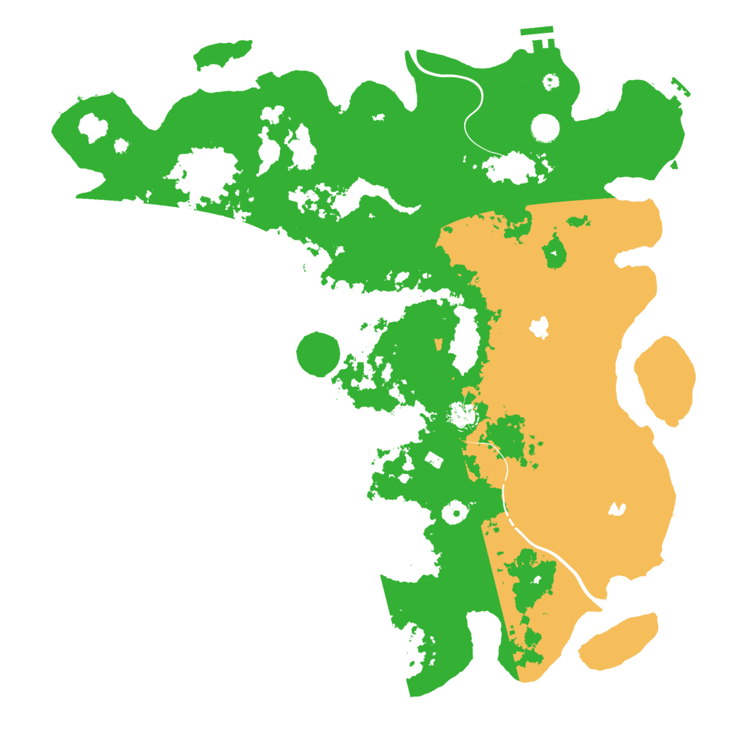 Biome Rust Map: Procedural Map, Size: 4500, Seed: 2169384