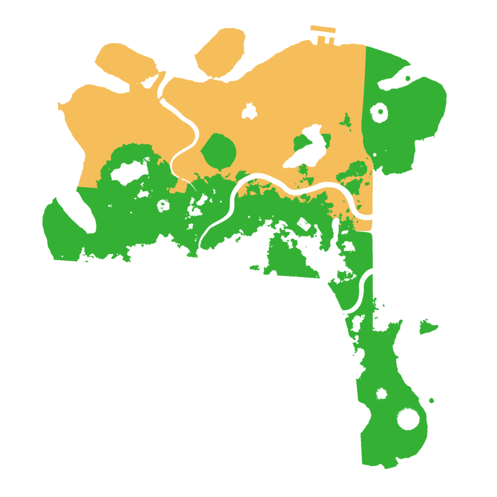 Biome Rust Map: Procedural Map, Size: 4000, Seed: 395686