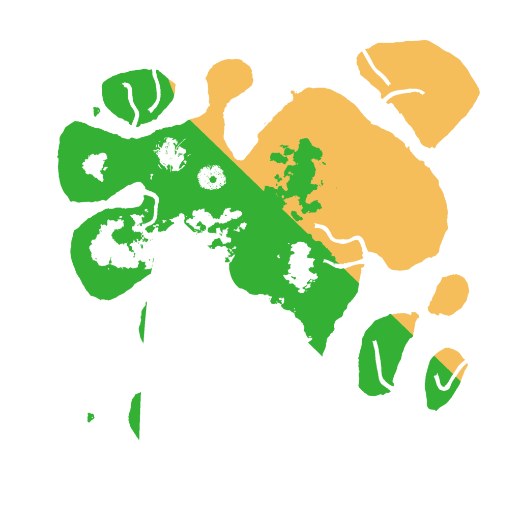 Biome Rust Map: Procedural Map, Size: 3000, Seed: 686207