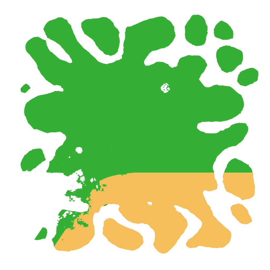 Biome Rust Map: Barren, Size: 4500, Seed: 60904