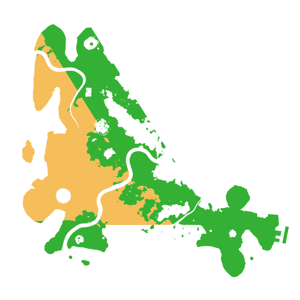Biome Rust Map: Procedural Map, Size: 3550, Seed: 371057