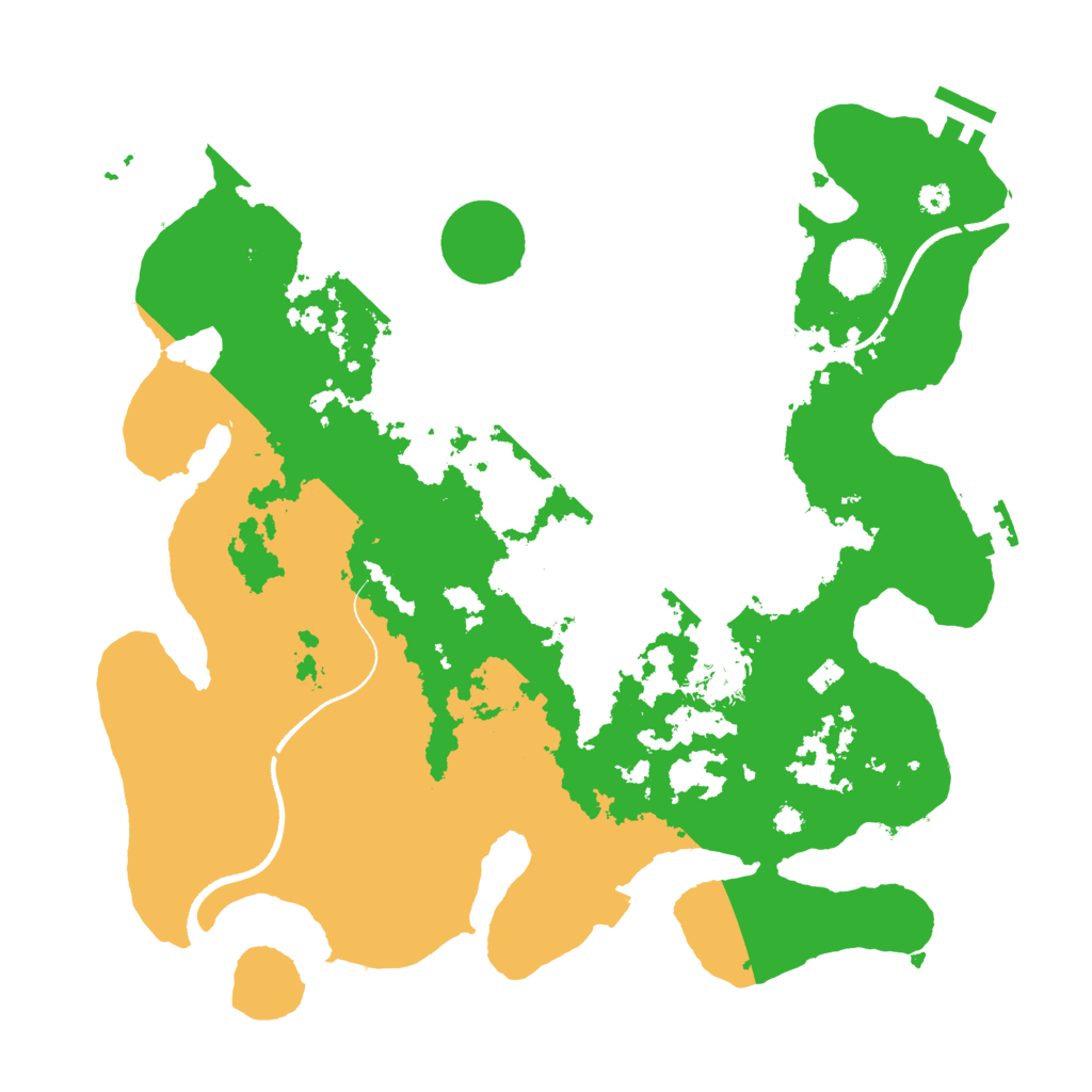 Biome Rust Map: Procedural Map, Size: 3500, Seed: 1757429