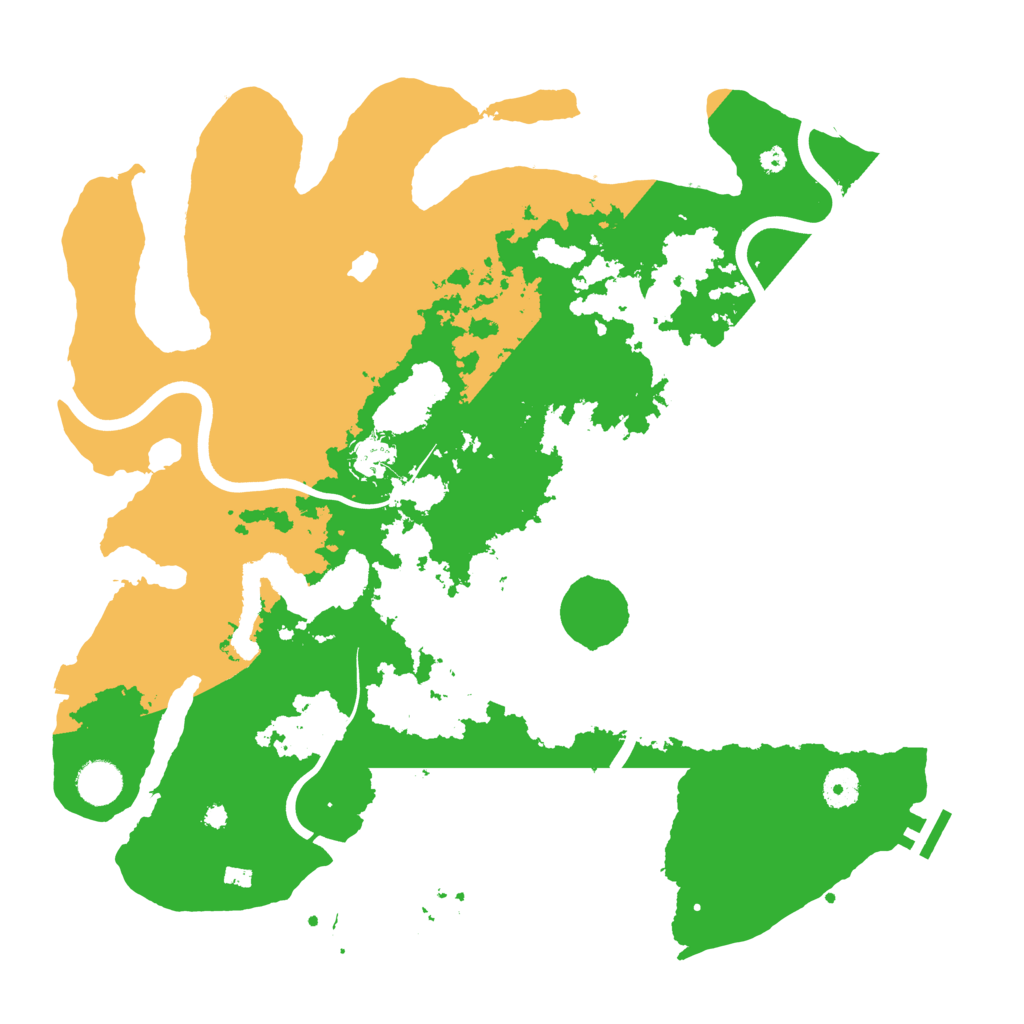 Biome Rust Map: Procedural Map, Size: 4000, Seed: 609668