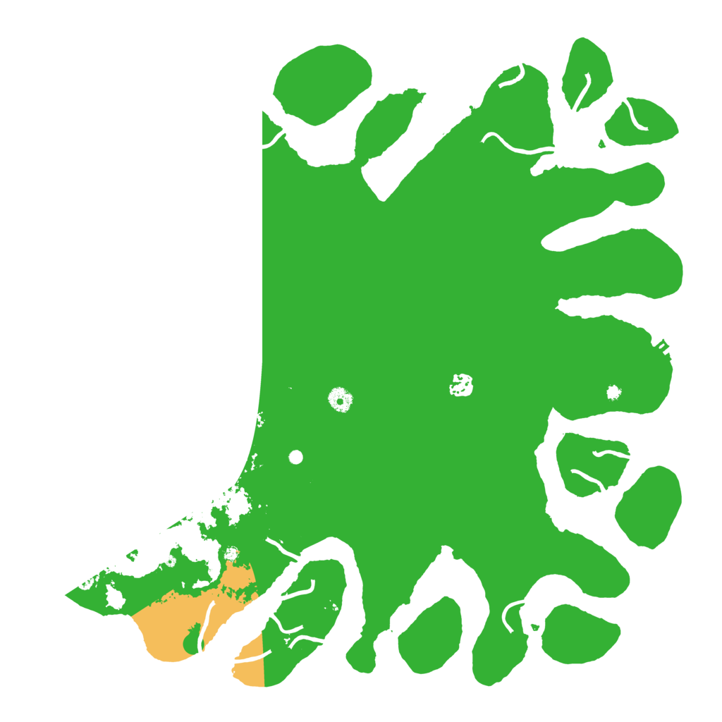 Biome Rust Map: Procedural Map, Size: 4500, Seed: 5257001