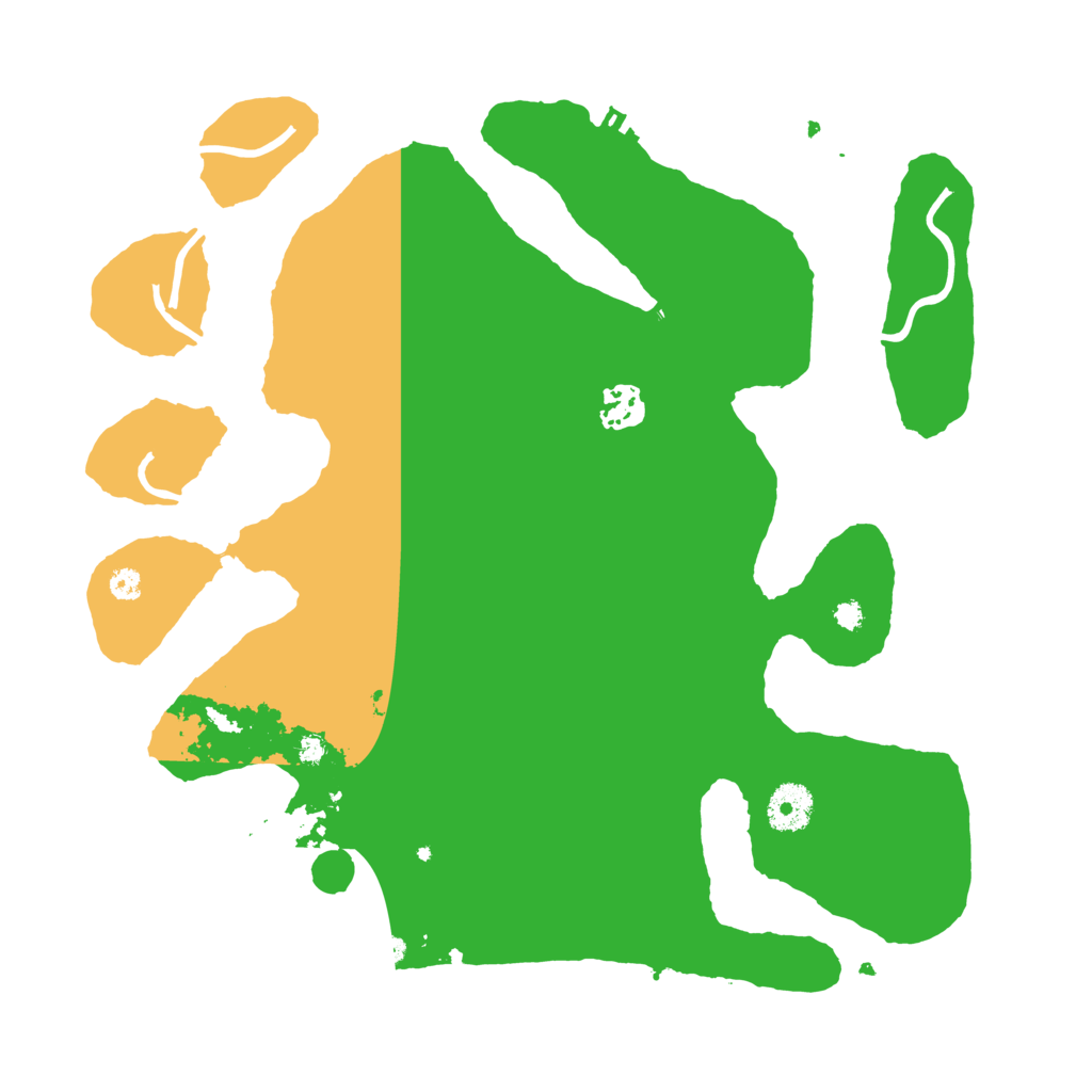 Biome Rust Map: Procedural Map, Size: 3500, Seed: 3965694