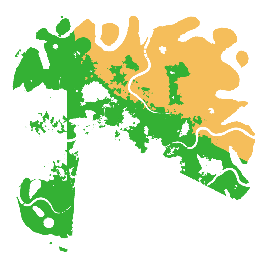 Biome Rust Map: Procedural Map, Size: 4500, Seed: 137