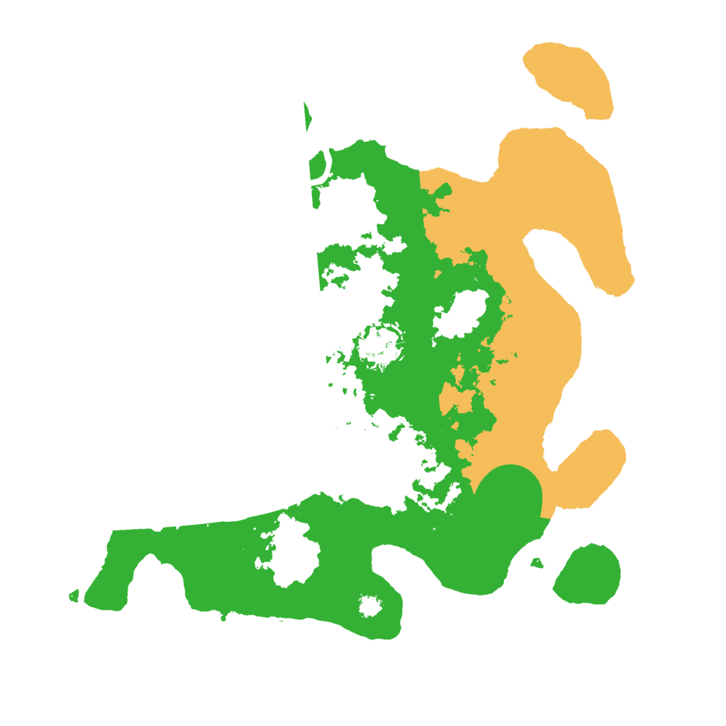 Biome Rust Map: Procedural Map, Size: 3000, Seed: 567543