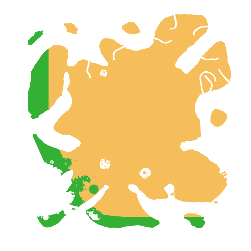 Biome Rust Map: Procedural Map, Size: 3500, Seed: 1272468