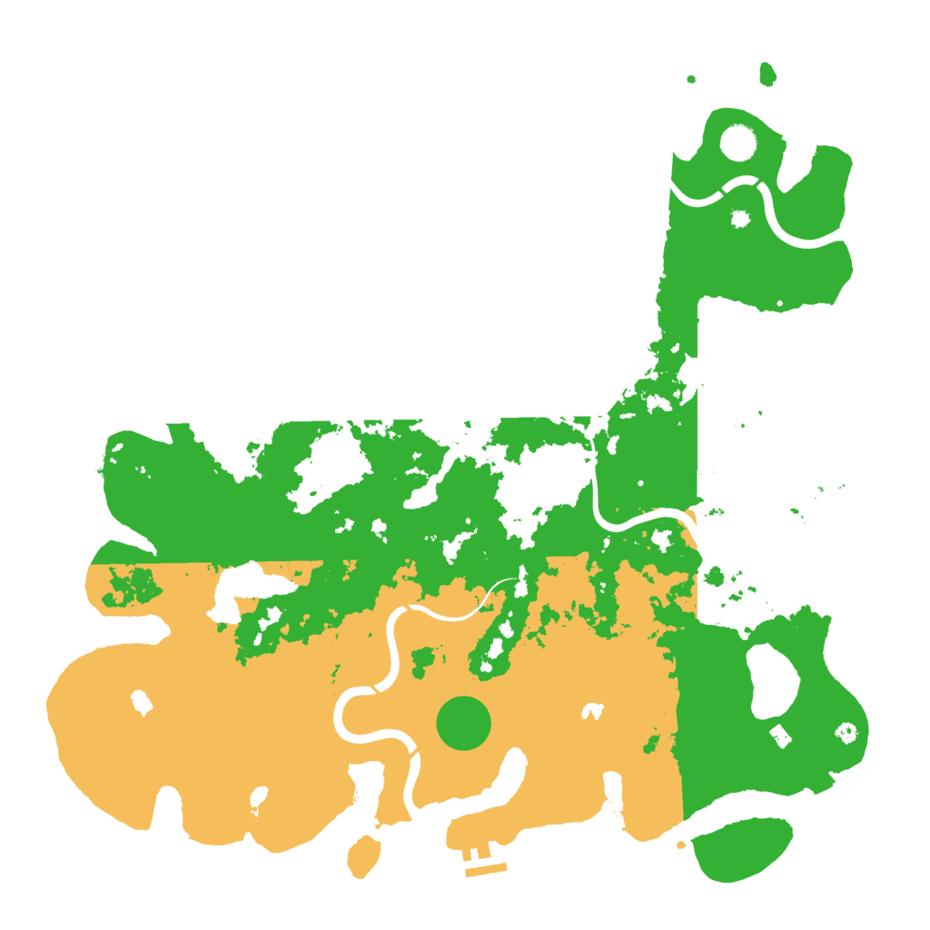 Biome Rust Map: Procedural Map, Size: 4500, Seed: 2420120