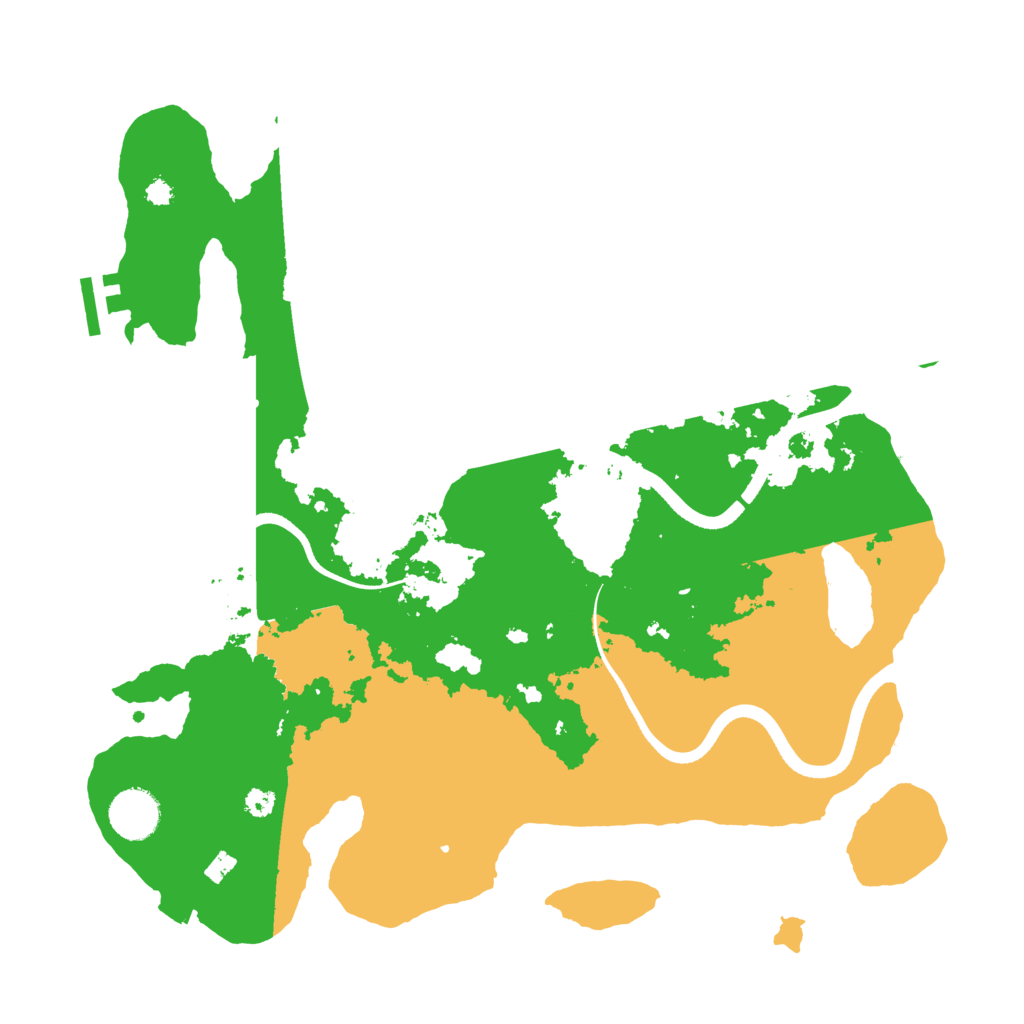 Biome Rust Map: Procedural Map, Size: 3550, Seed: 14782