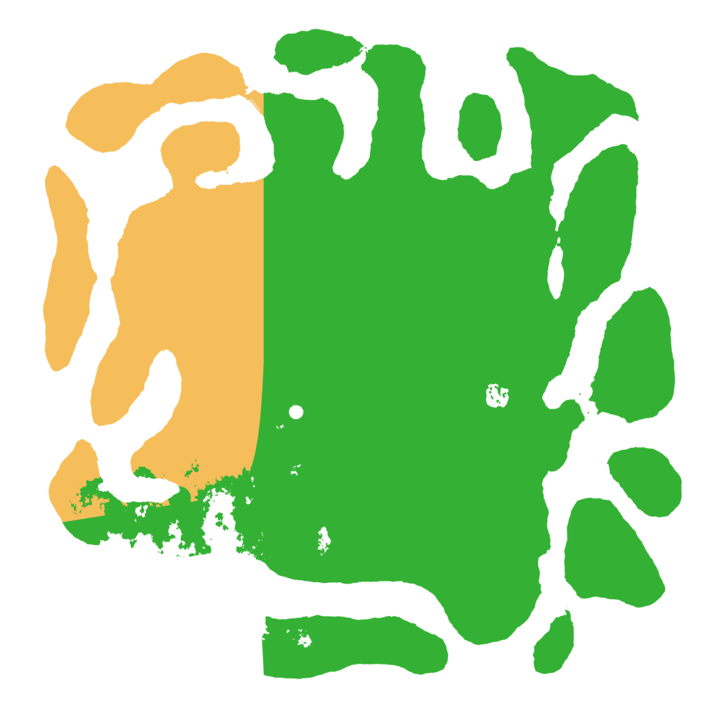 Biome Rust Map: Barren, Size: 4500, Seed: 4570791