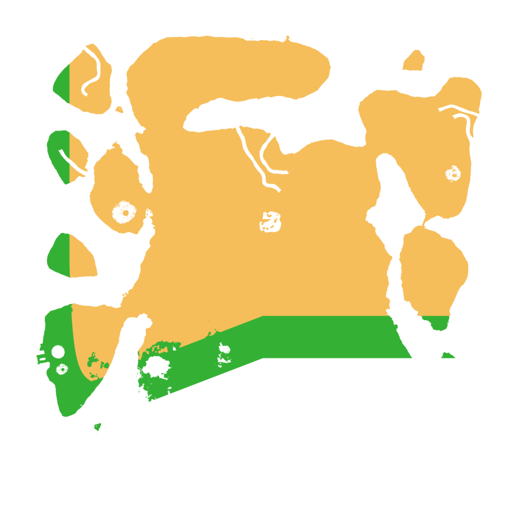 Biome Rust Map: Procedural Map, Size: 3550, Seed: 281908