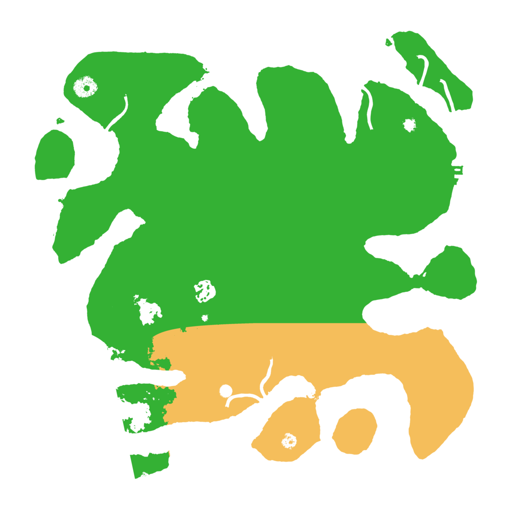 Biome Rust Map: Procedural Map, Size: 3500, Seed: 5668240