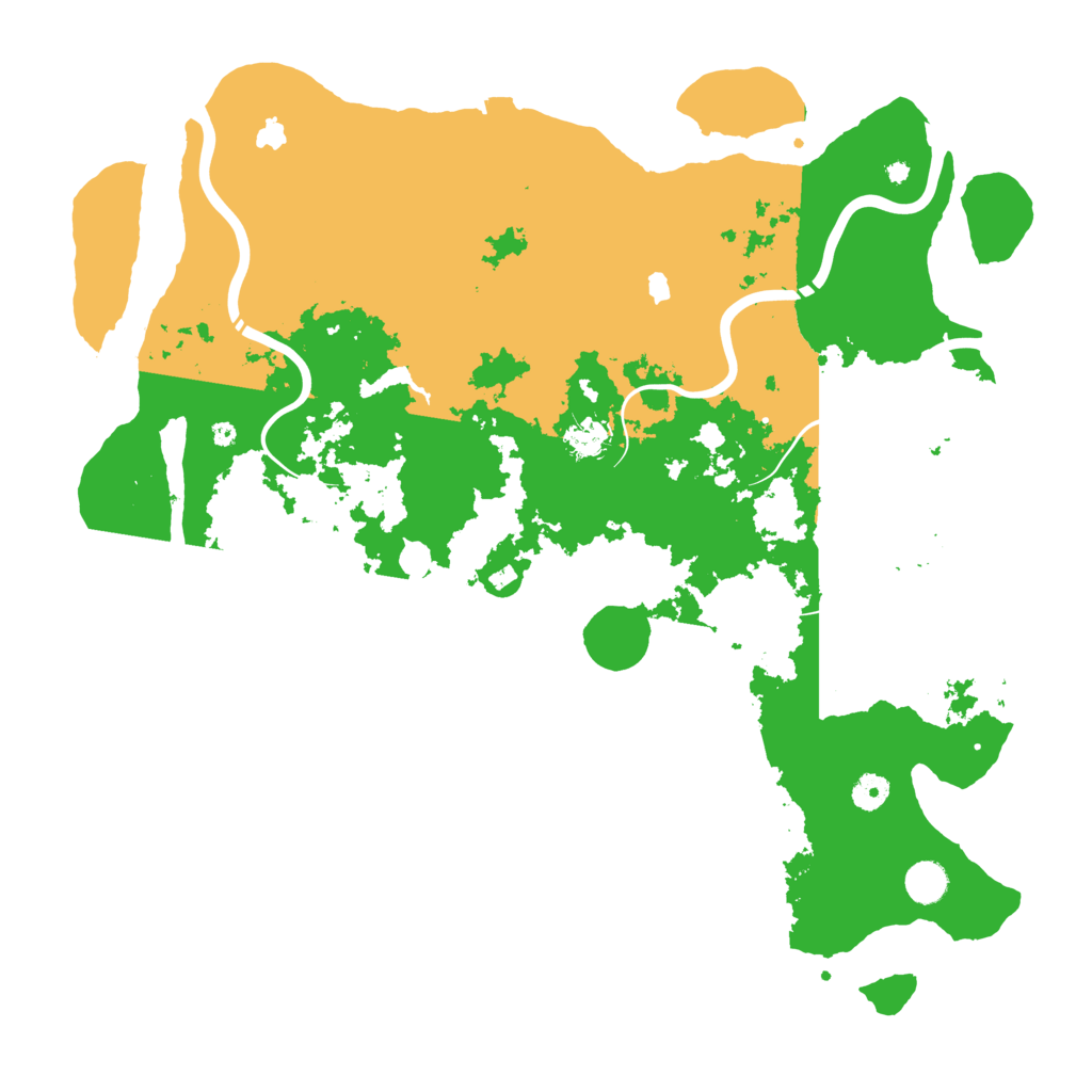 Biome Rust Map: Procedural Map, Size: 4500, Seed: 3659703