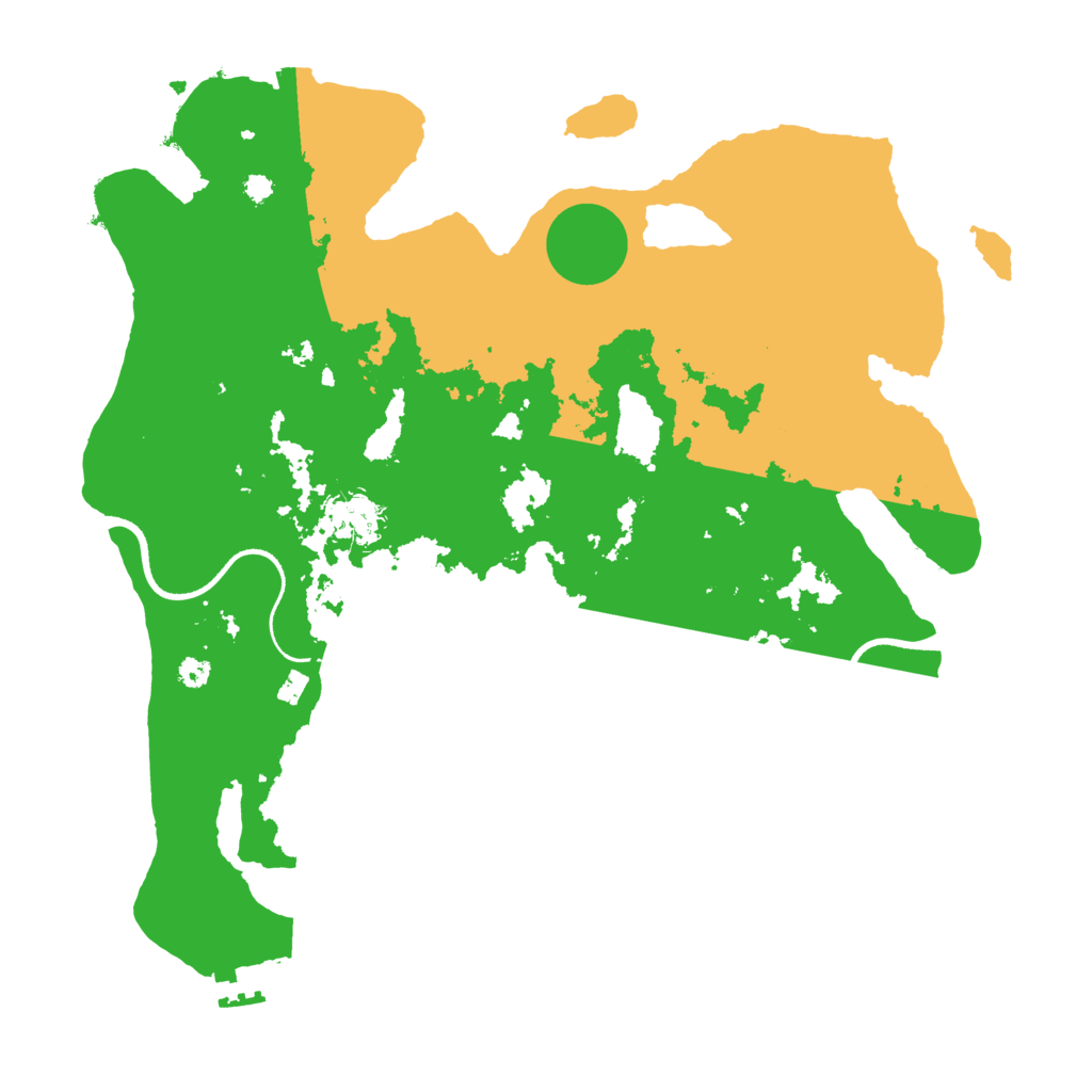 Biome Rust Map: Procedural Map, Size: 3550, Seed: 913987