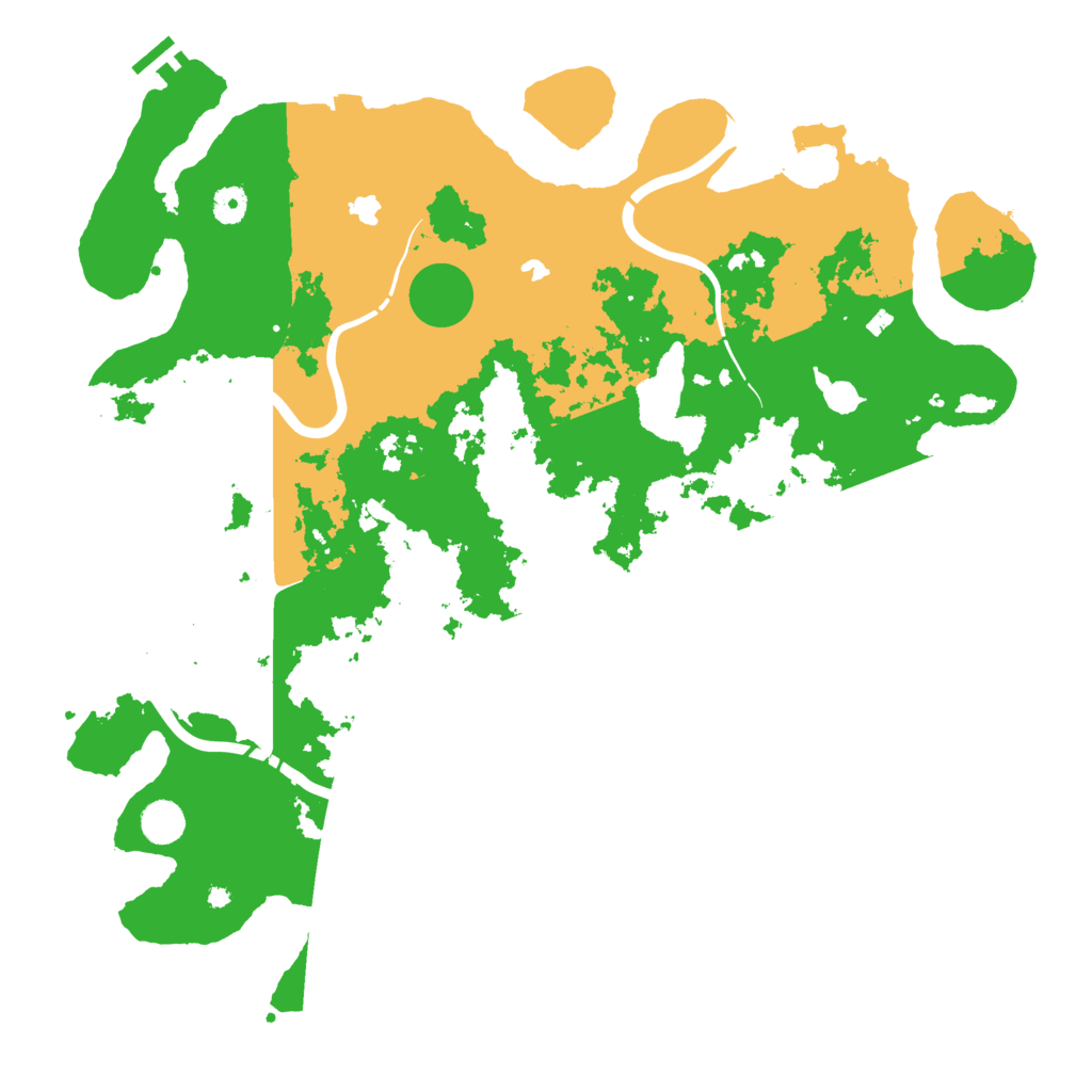 Biome Rust Map: Procedural Map, Size: 4500, Seed: 4039495