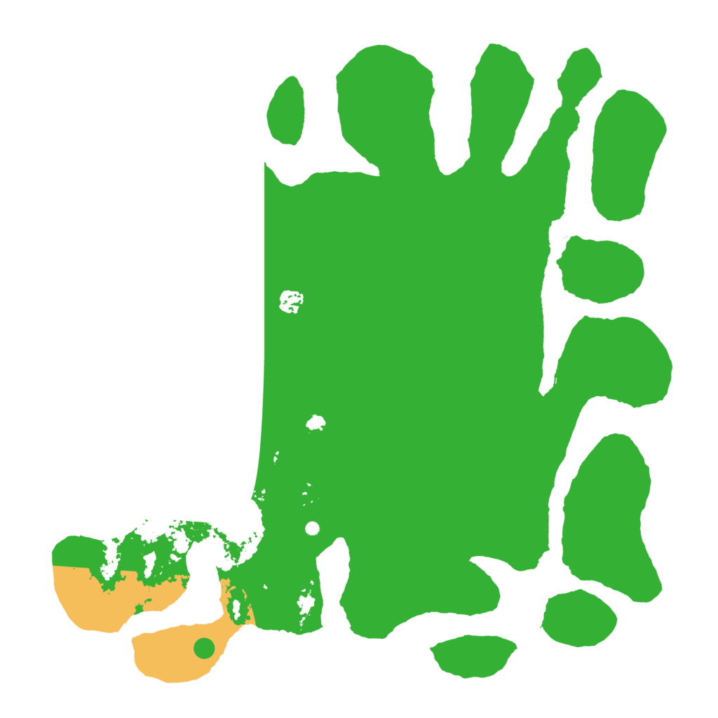 Biome Rust Map: Barren, Size: 4500, Seed: 5268310