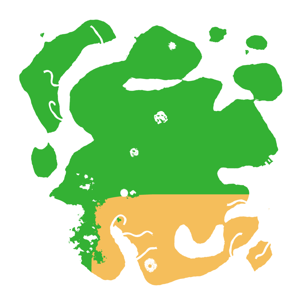 Biome Rust Map: Procedural Map, Size: 3600, Seed: 1486360672