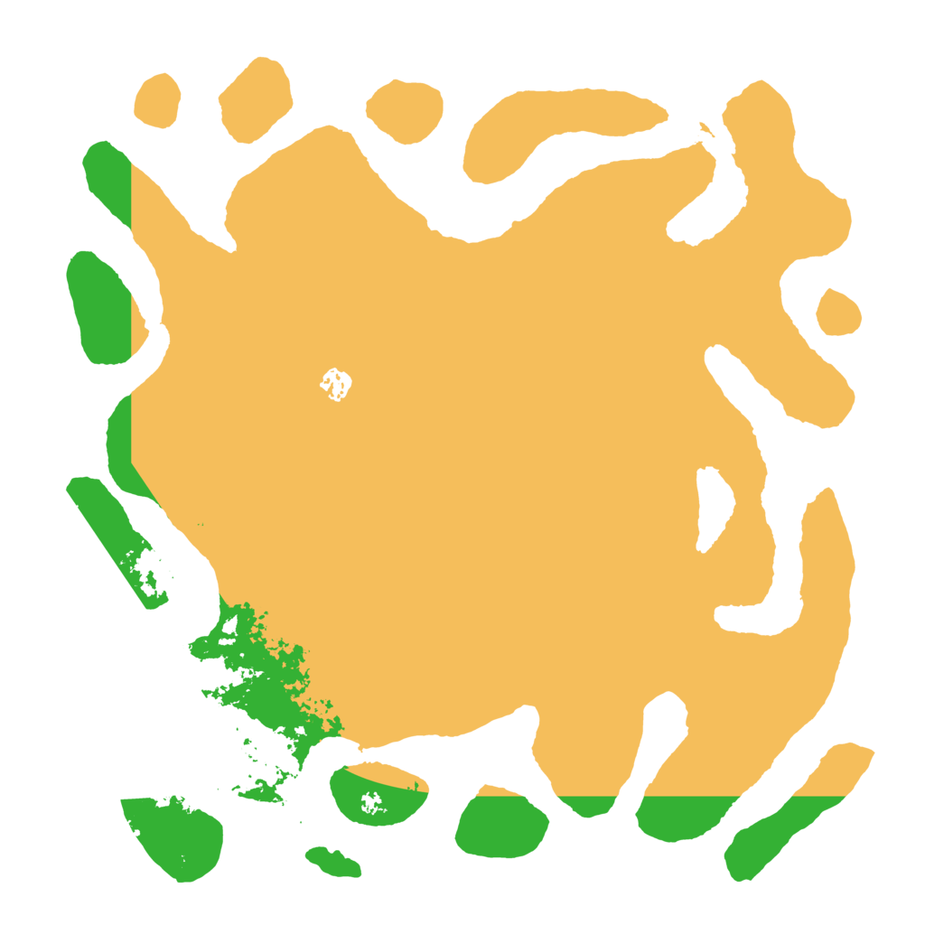 Biome Rust Map: Barren, Size: 4500, Seed: 4234043