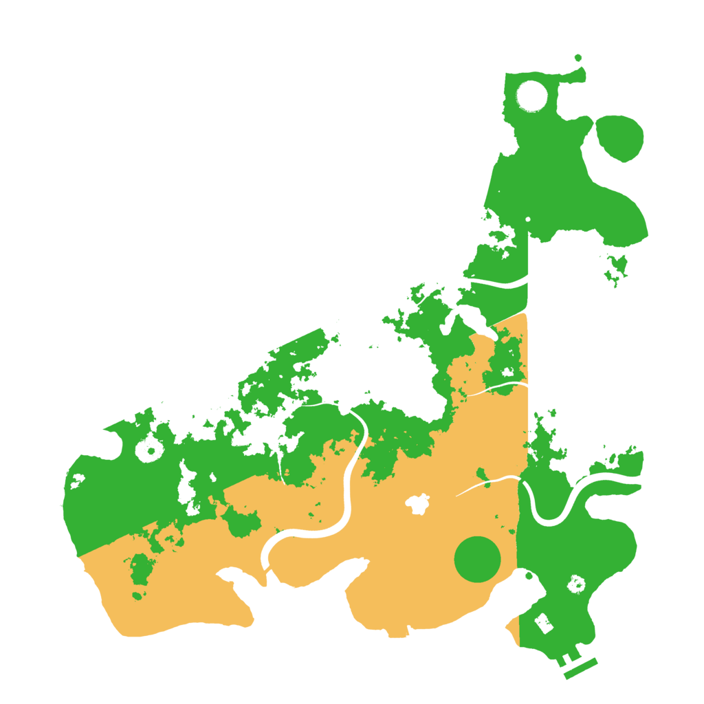 Biome Rust Map: Procedural Map, Size: 4000, Seed: 490144537