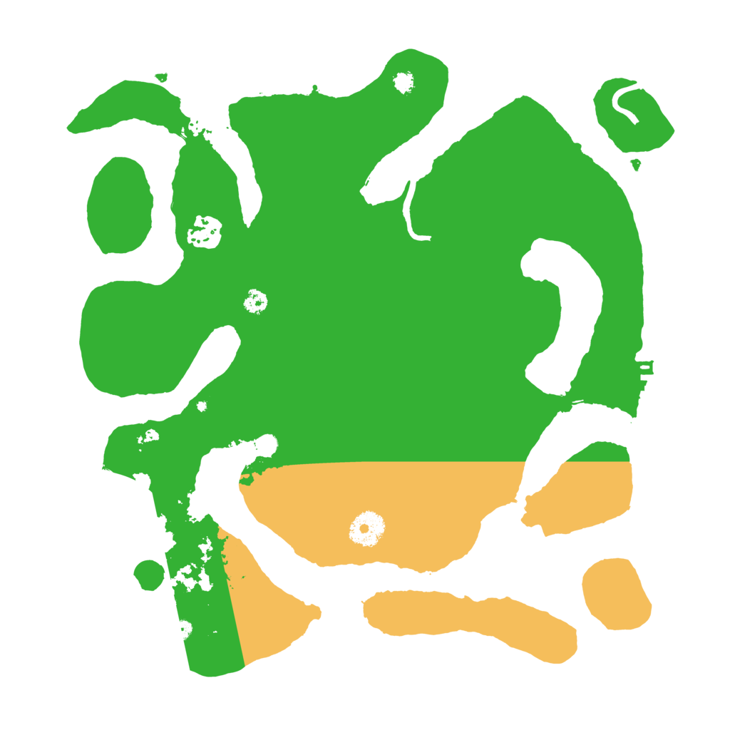 Biome Rust Map: Procedural Map, Size: 3200, Seed: 18852