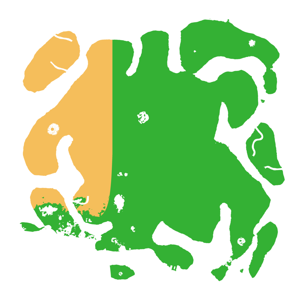 Biome Rust Map: Procedural Map, Size: 4000, Seed: 77552