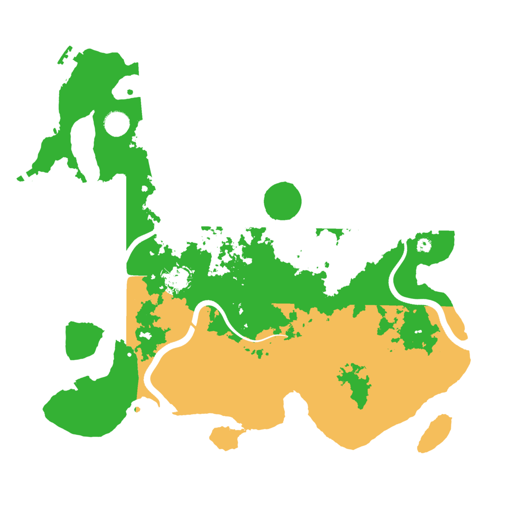 Biome Rust Map: Procedural Map, Size: 3550, Seed: 258261