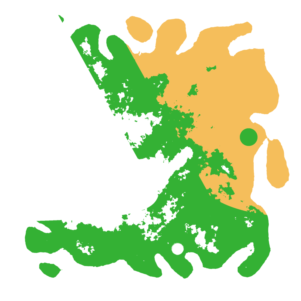 Biome Rust Map: Barren, Size: 4500, Seed: 256525