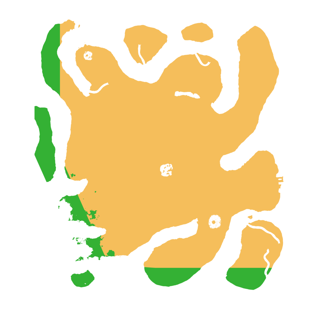 Biome Rust Map: Procedural Map, Size: 3550, Seed: 841683