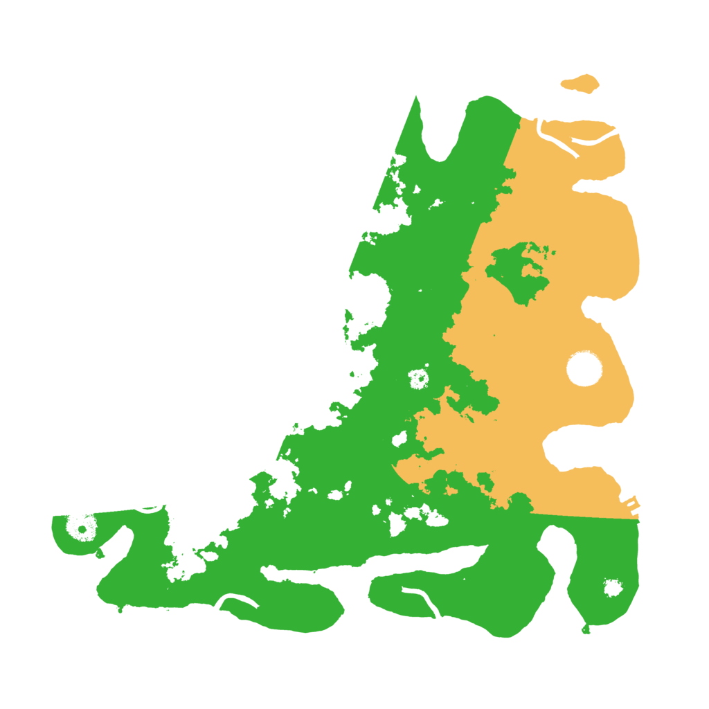 Biome Rust Map: Procedural Map, Size: 3550, Seed: 165163