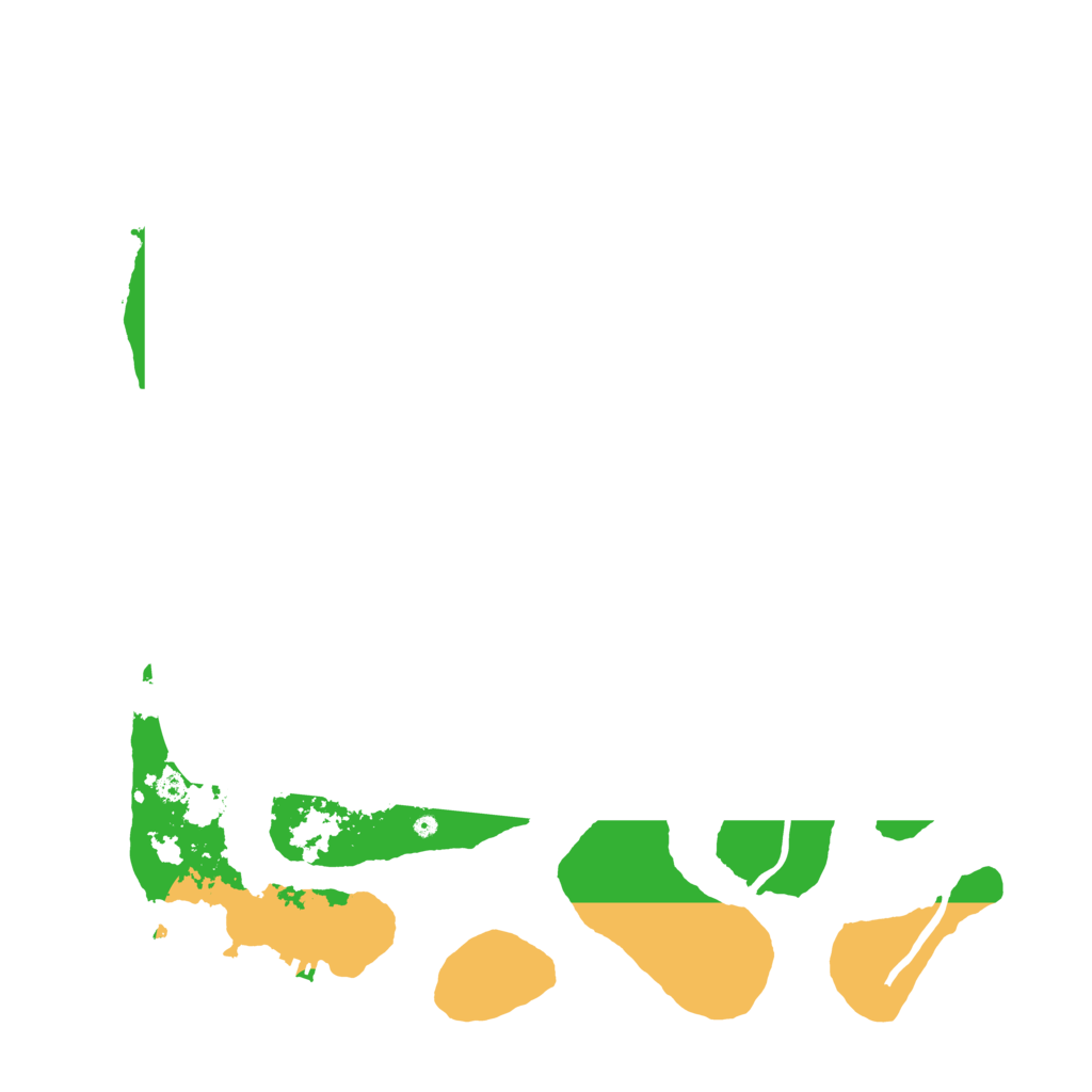 Biome Rust Map: Procedural Map, Size: 3700, Seed: 15621