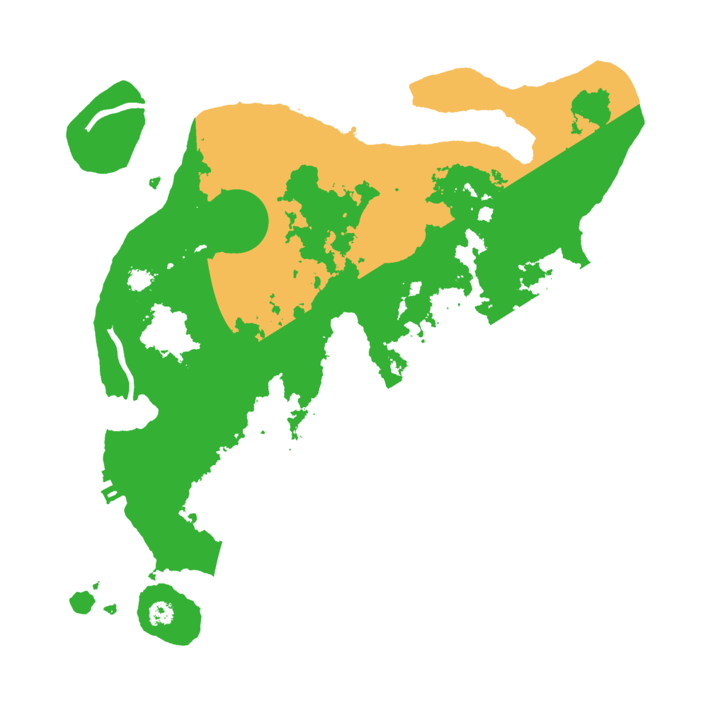 Biome Rust Map: Procedural Map, Size: 3000, Seed: 82442068