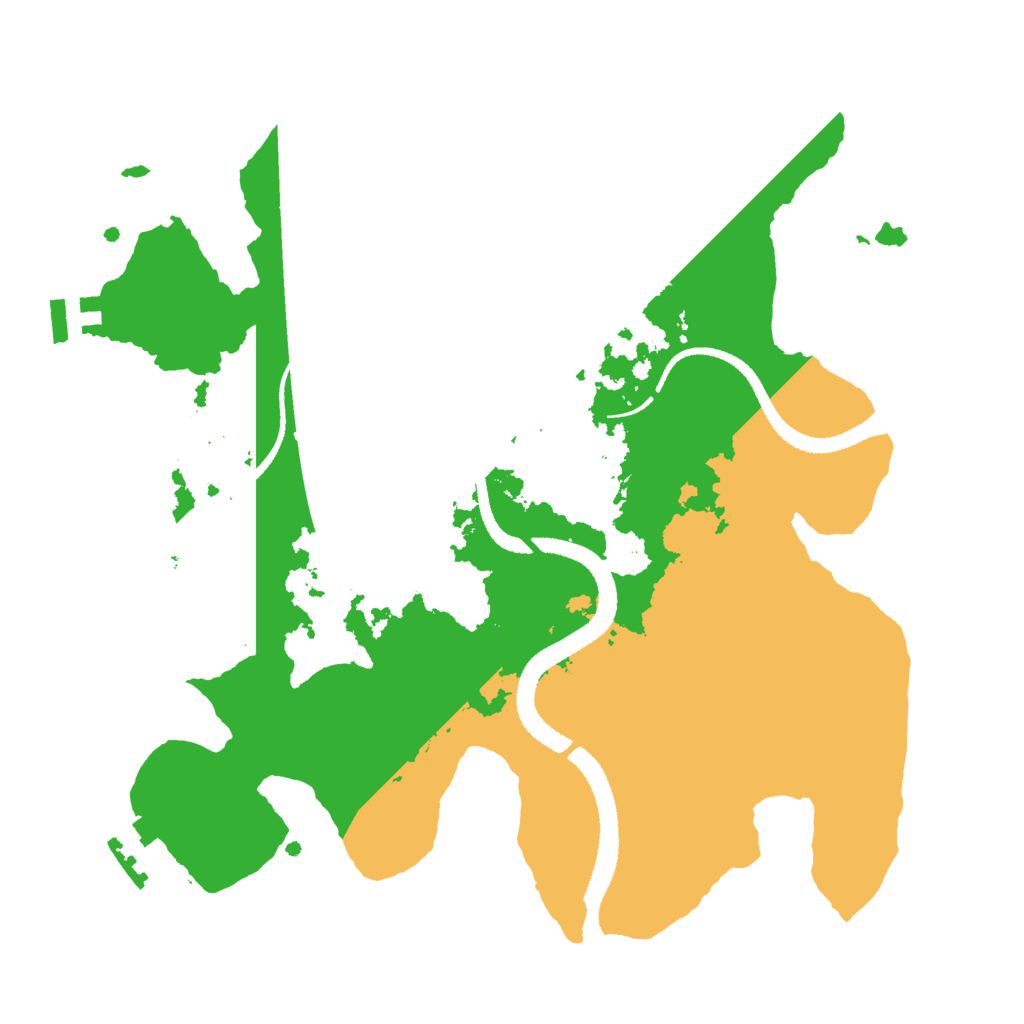 Biome Rust Map: Procedural Map, Size: 2700, Seed: 235246