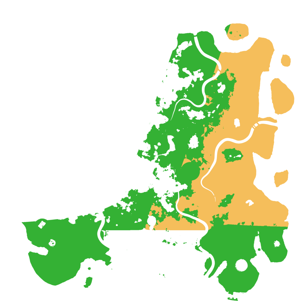 Biome Rust Map: Procedural Map, Size: 4500, Seed: 1826343700