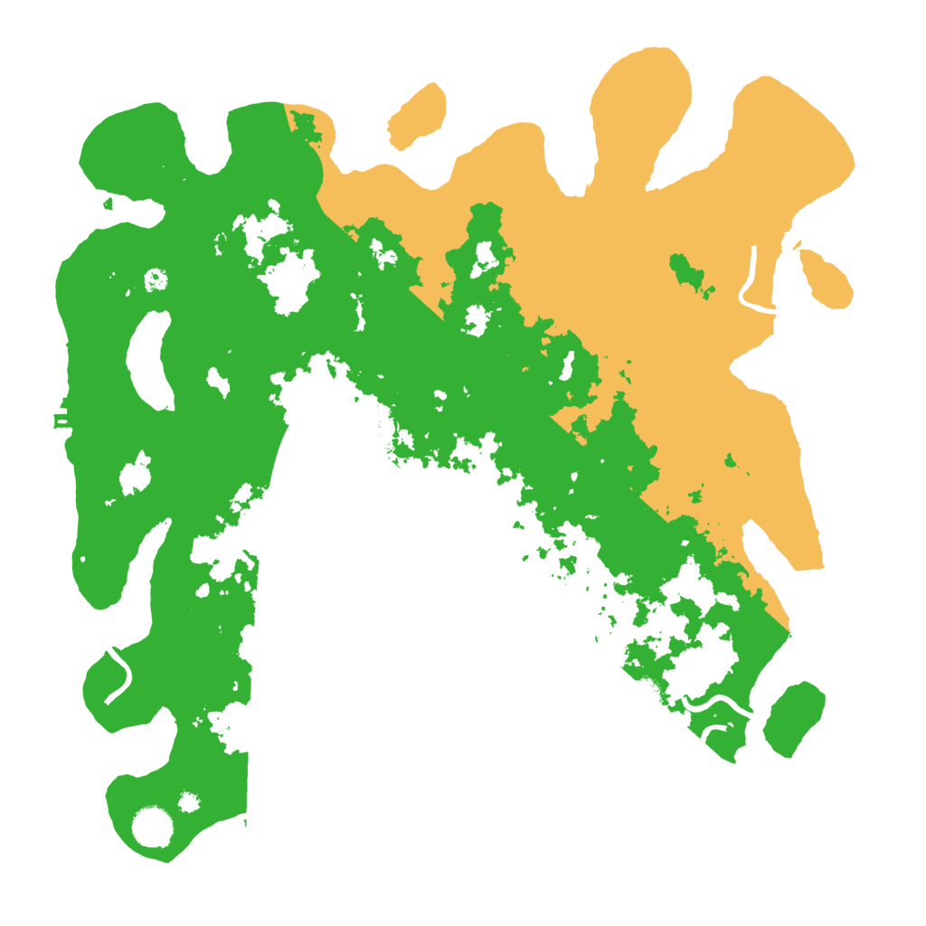 Biome Rust Map: Procedural Map, Size: 4000, Seed: 595450