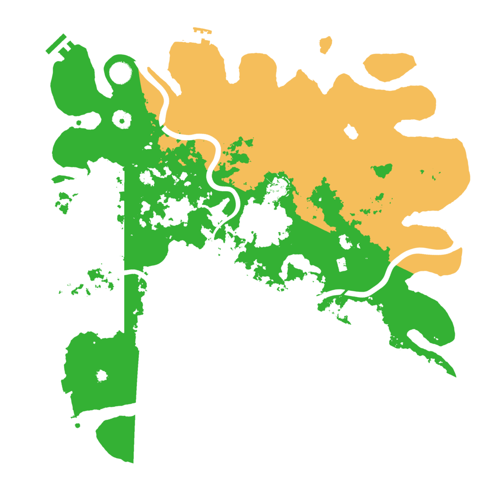 Biome Rust Map: Procedural Map, Size: 4000, Seed: 18031991